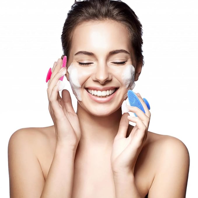 Silicone Facial Cleansing Brush (4pcs)