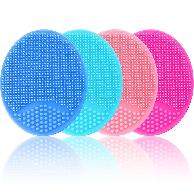 Silicone Facial Cleansing Brush (4pcs)