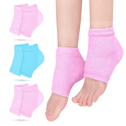 Moisturizing Fuzzy Gel Spa Socks (2 Pairs)