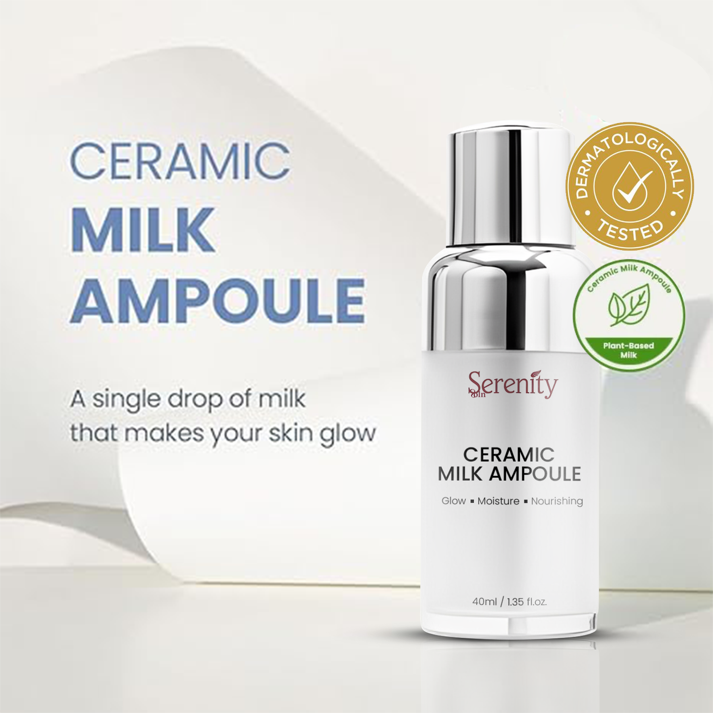Serenitysoln Ceramic Milk Ampoule