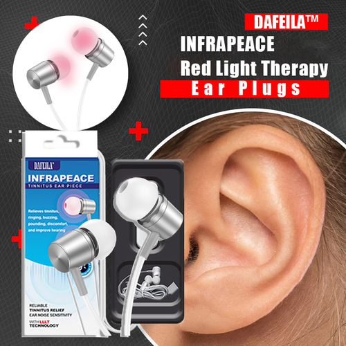 DAFEILA™ INFRAPEACE -Red Light Therapy Ear Plugs🔥The Latest Discount