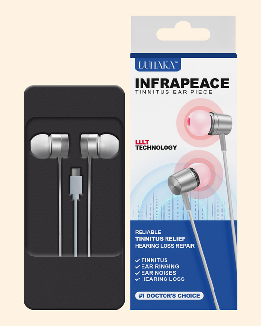 LUHAKA™ Infrapeace Red Light Therapy Ear Plugs🎆