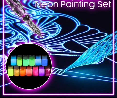 Luhaka™ Neon Painting Set