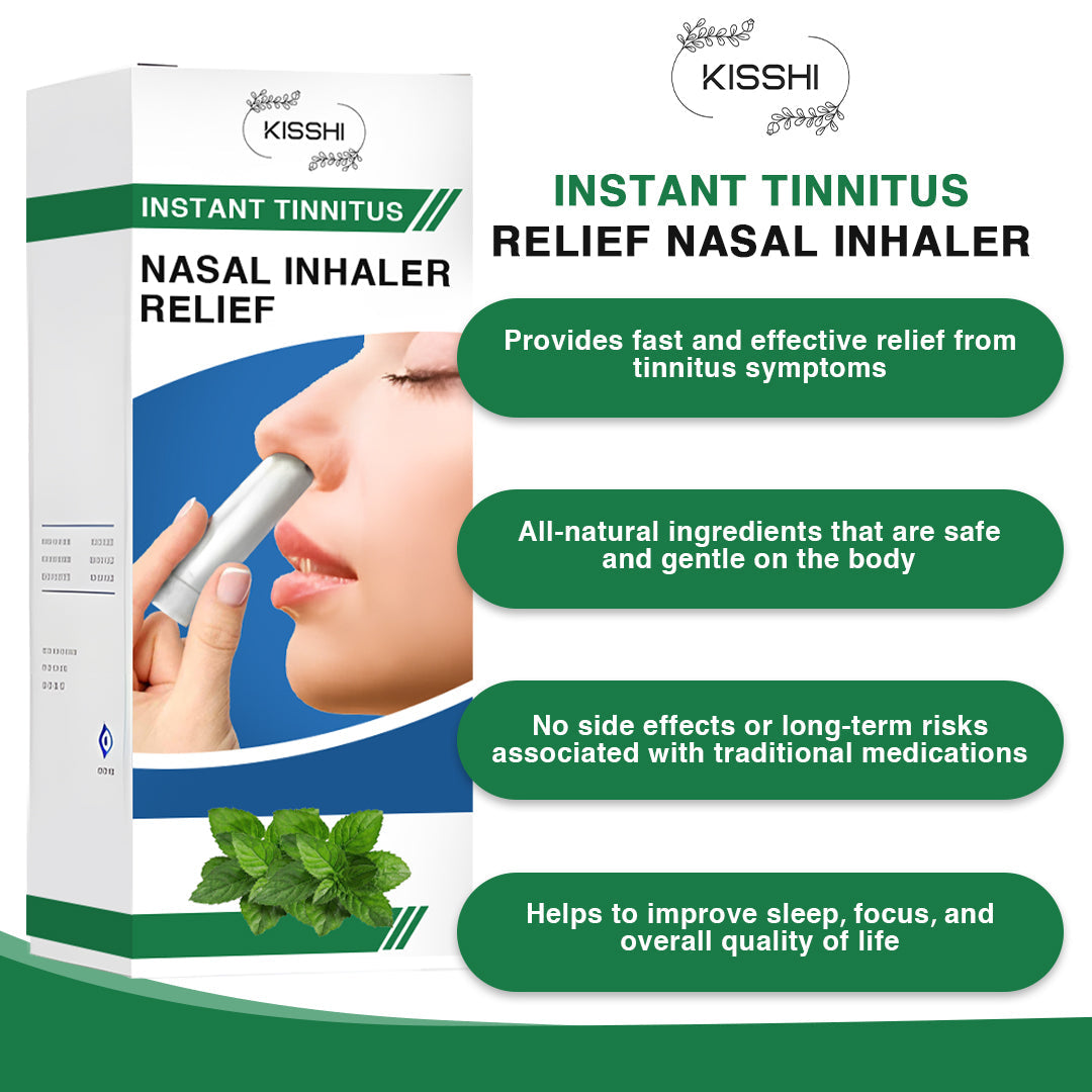 🔥Last Day Discount🔥KISSHI™ Instant Tinnitus Relief Nasal Inhaler