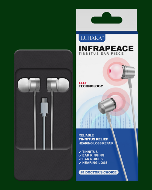 LUHAKA™ Infrapeace Red Light Therapy Ear Plugs❤