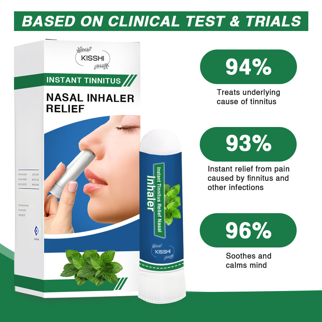 🔥Last Day Discount🔥KISSHI™ Instant Tinnitus Relief Nasal Inhaler