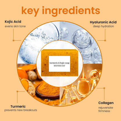 Turmeric & Kojic Acid Face & Body Soap