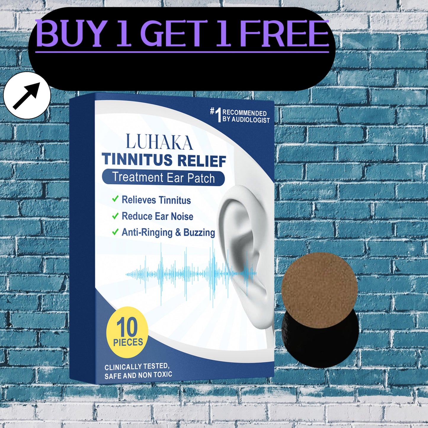 Luhaka™ Tinnitus Relief Treatment Ear Patch (MGiant Savings)