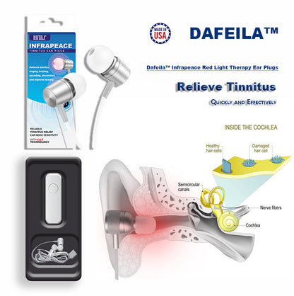 DAFEILA™ INFRAPEACE -Red Light Therapy Ear Plugs🦻