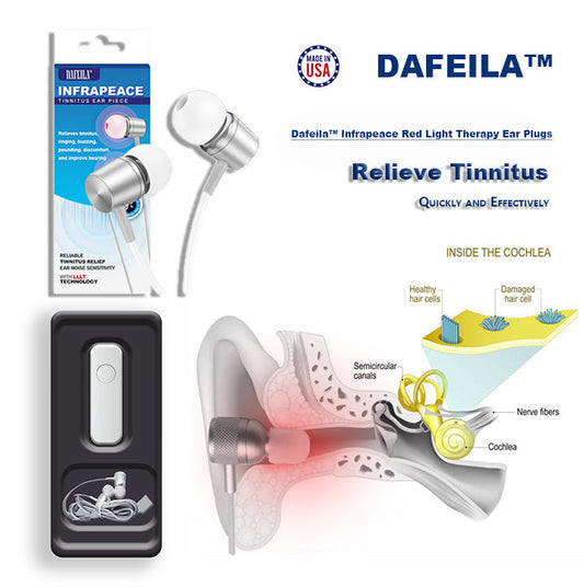 DAFEILA™ INFRAPEACE -Red Light Therapy Ear Plugs🦻