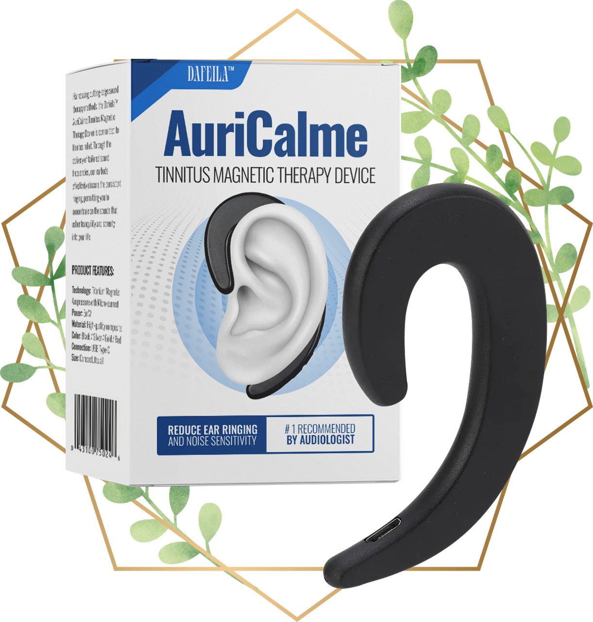 🔥Last Day Discount🔥Dafeila™ AuriCalme Tinnitus Magnetic Therapy Device