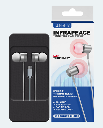 LUHAKA™ Infrapeace Red Light Therapy Ear Plugs