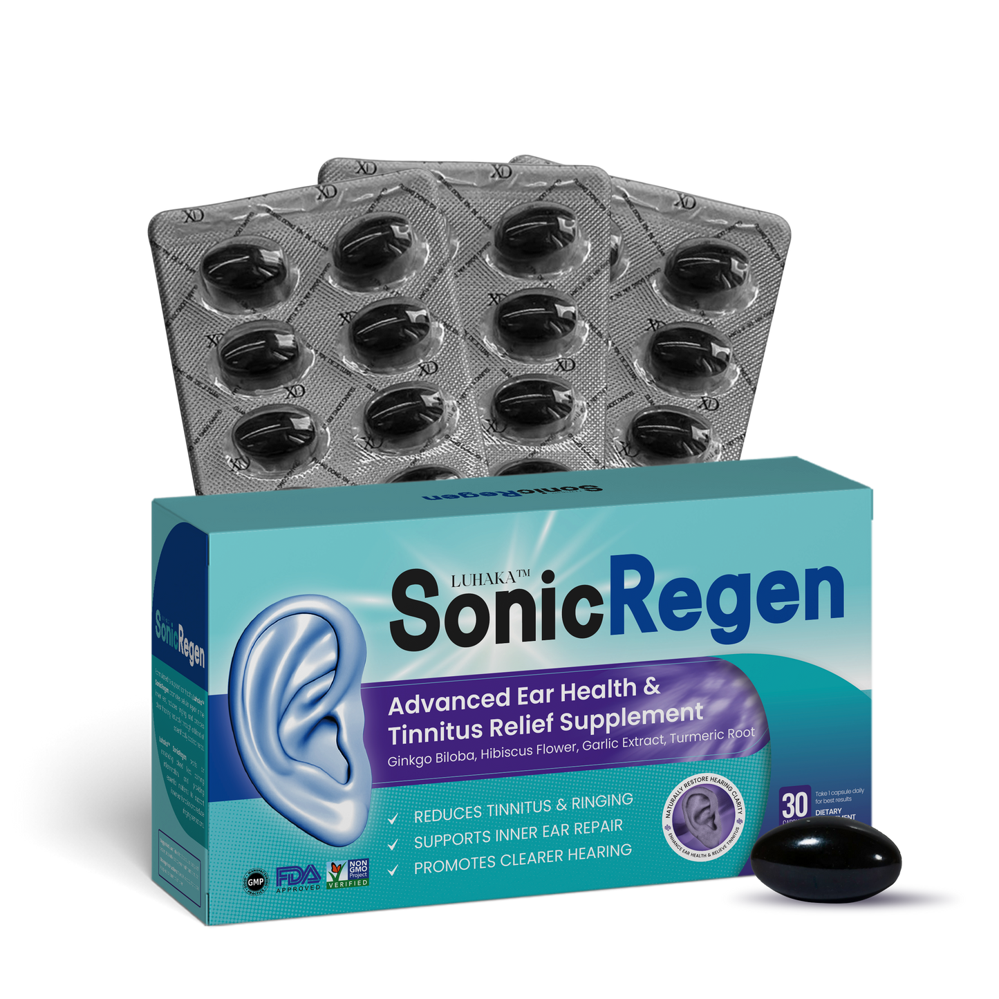 Luhaka™ SonicRegen Advanced Hearing Support Softgels 4