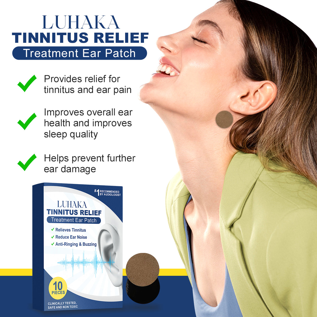 Luhaka™ Tinnitus Relief Treatment Ear Patch ✨Top Product✨