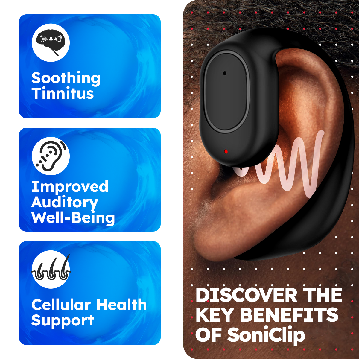 DAFEILA™ SoniClip Tinnitus Relief Device💥