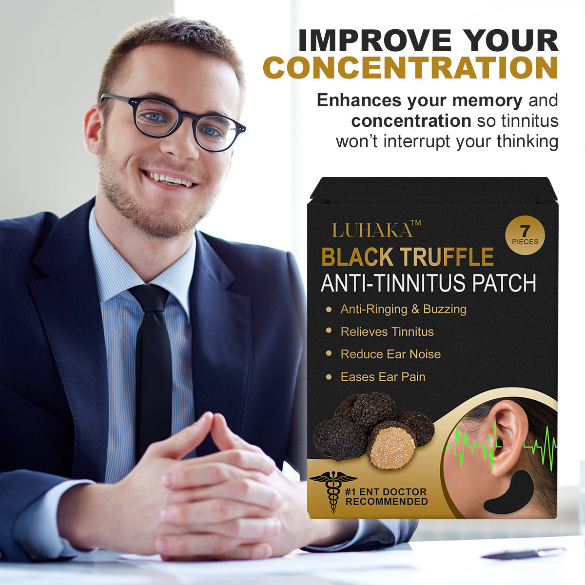 Luhaka™ Black Truffle  Anti-Tinnitus Patch🎇