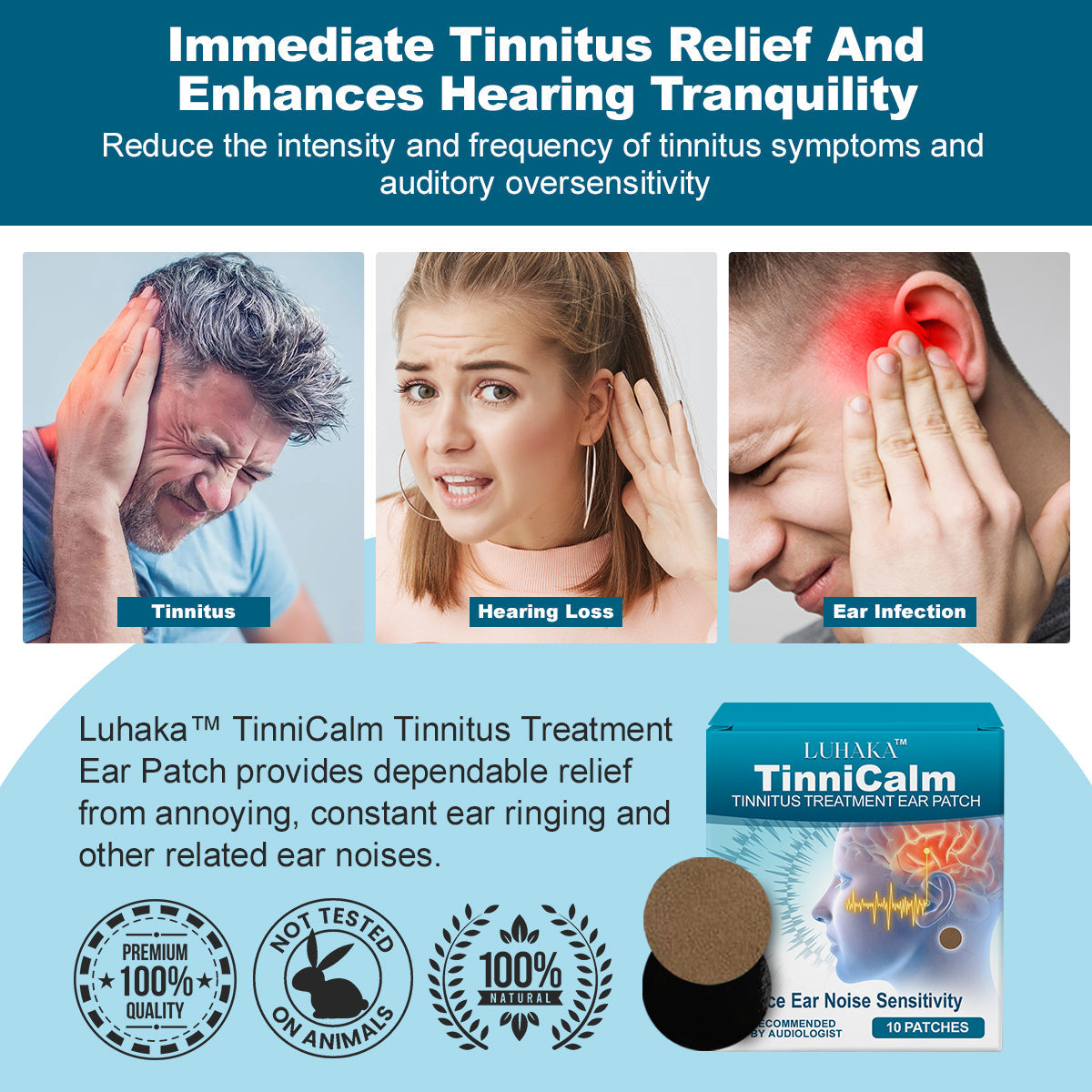 Luhaka™ TinniCalm Tinnitus Treatment Ear Patch✨