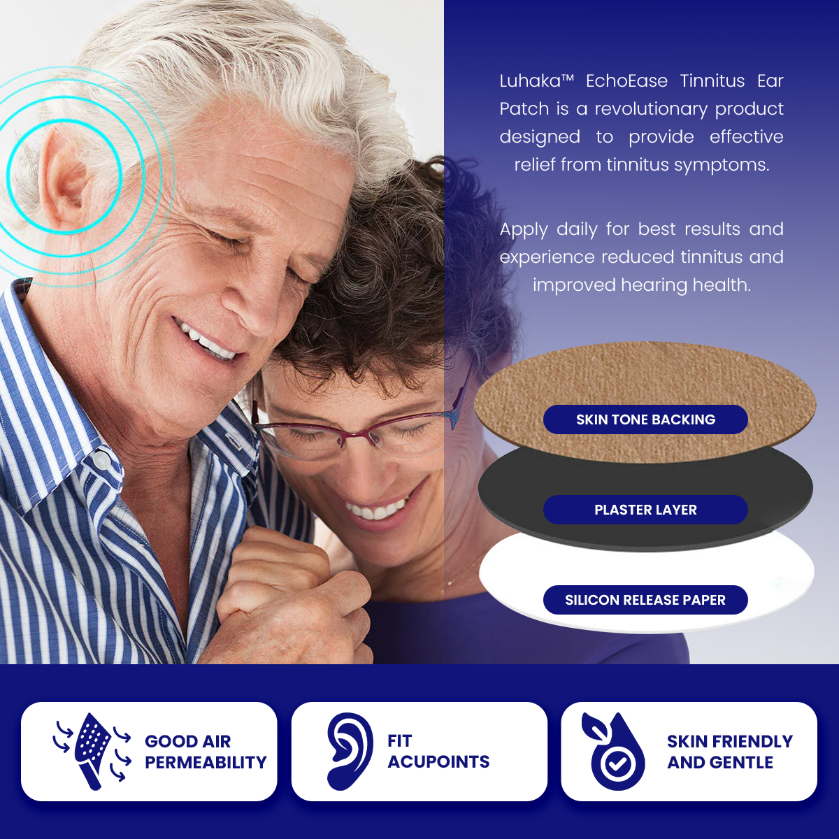 Luhaka™ EchoEase Tinnitus Ear Patch👂