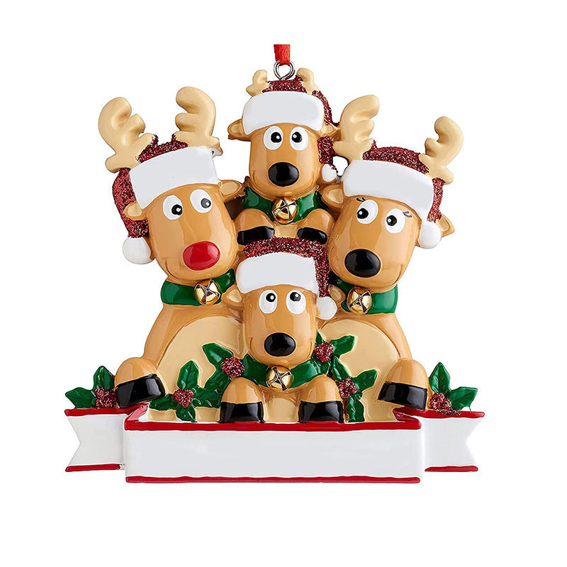 2023 Christmas Personalized Ornament Deer Families