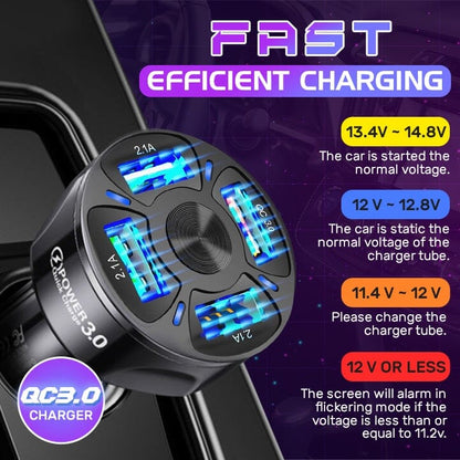 4 in 1 Universal Charging Car Port